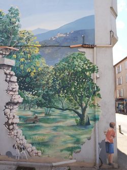 Fresque parking Autran