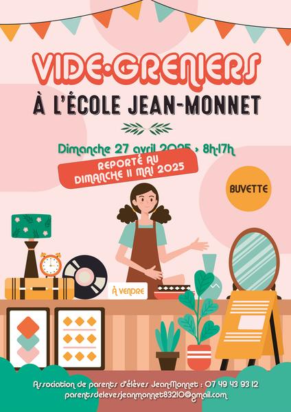 Vide-greniers de l’école Jean Monnet_La Farlède