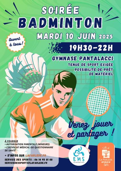 Soirée badminton