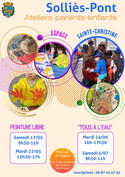 Atelier parents-enfants _Solliès-Pont