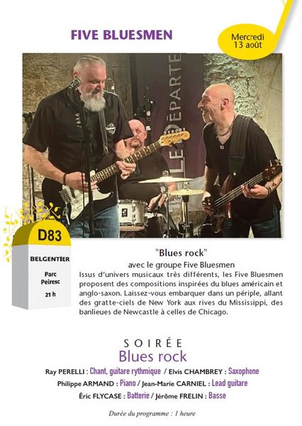 Les Voix départementales – Concert « Blues rock »_Belgentier