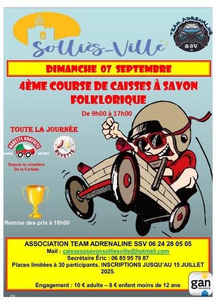 Course de caisses à savon folklorique – 4ème édition_Solliès-Ville