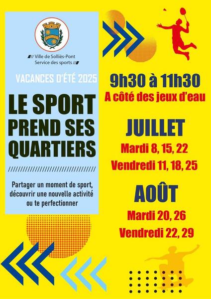 Le sport prend ses quartiers_Solliès-Pont