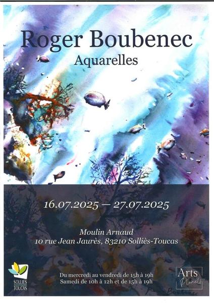 Exposition d’aquarelles_Solliès-Toucas