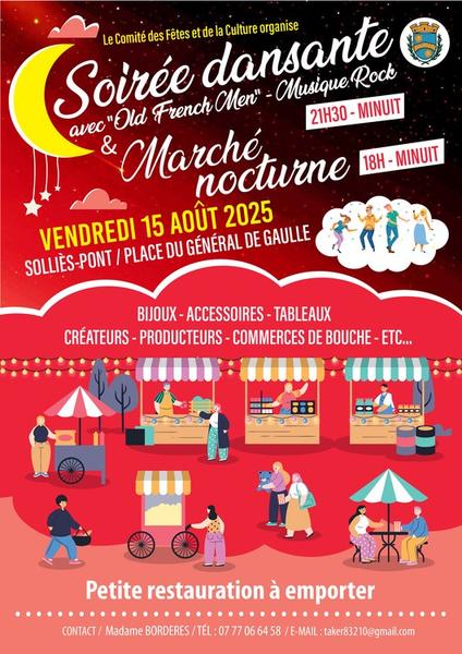 Soirée dansante et marché nocturne
