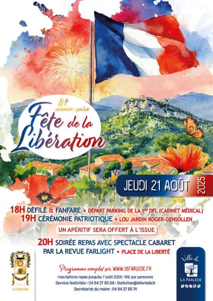 Affiche 81 ans Libération La Farlède